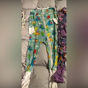 Little sleepies sesame street size 2t